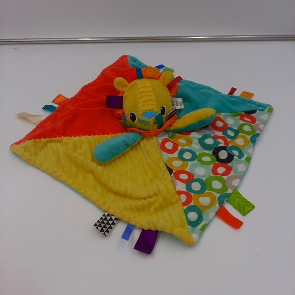 TaGgies Bright Stars Lion Replacement Lovey Security Blanket Tabs - Picture 6 of 6